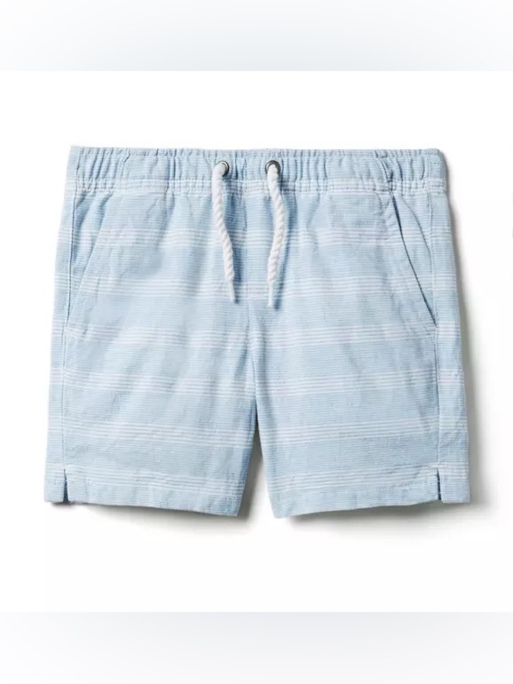EUC Janie and Jack Striped Linen Pull-On Shorts - Picture 2 of 7